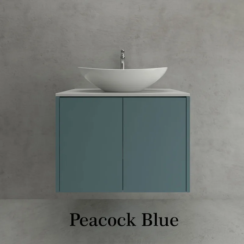 1010 Customized Aluminum Basin Cabinet (Peacock Blue)