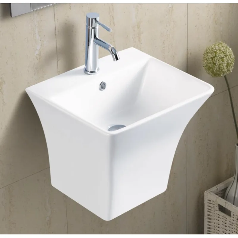 BC-FJH-5400B Wall-Mounted Ceramic Basin