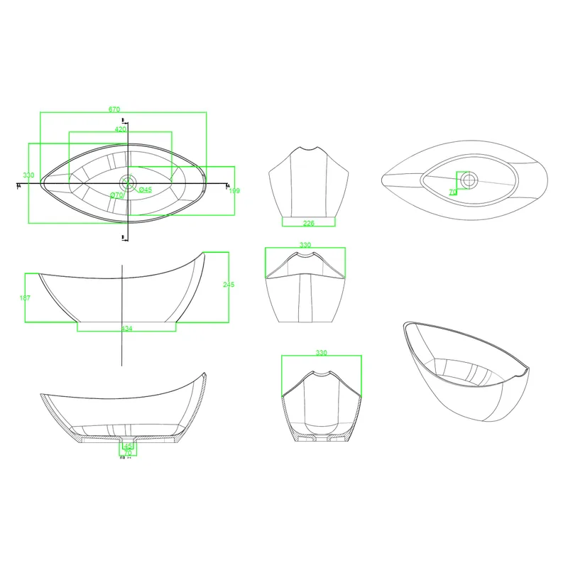 A100 Counter-Top Basin