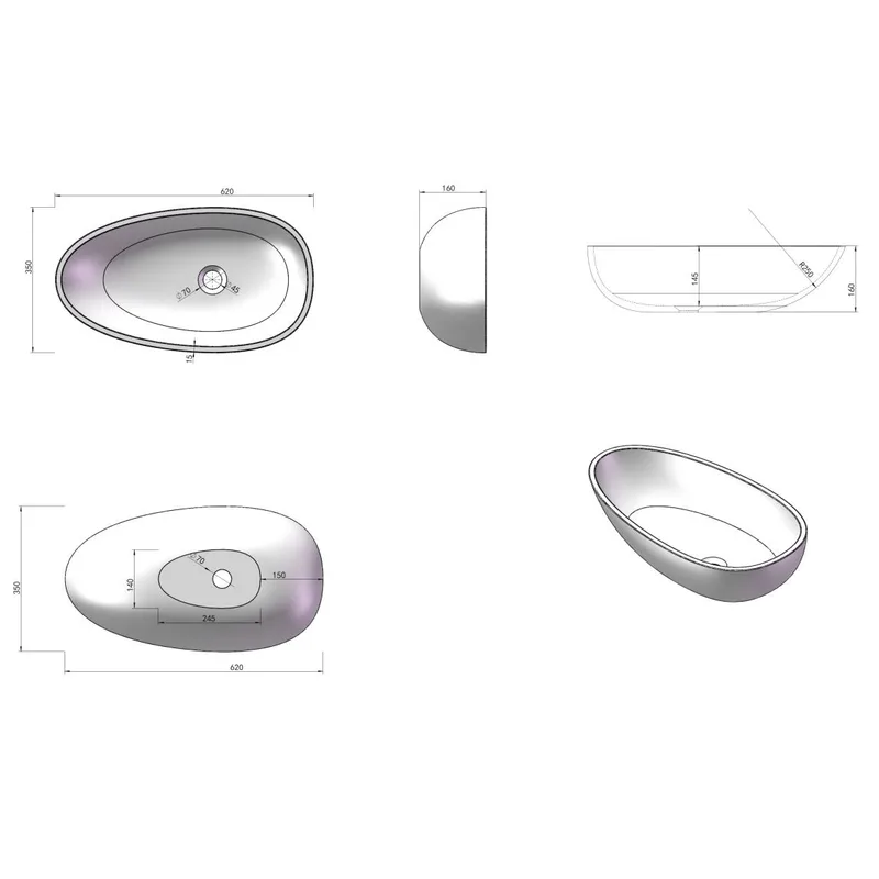 A20 Counter Top Basin