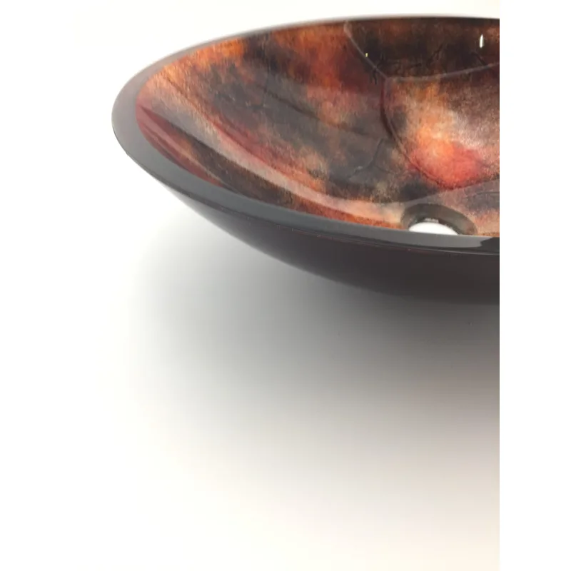 AB-BW140140 Oval Glass Basin