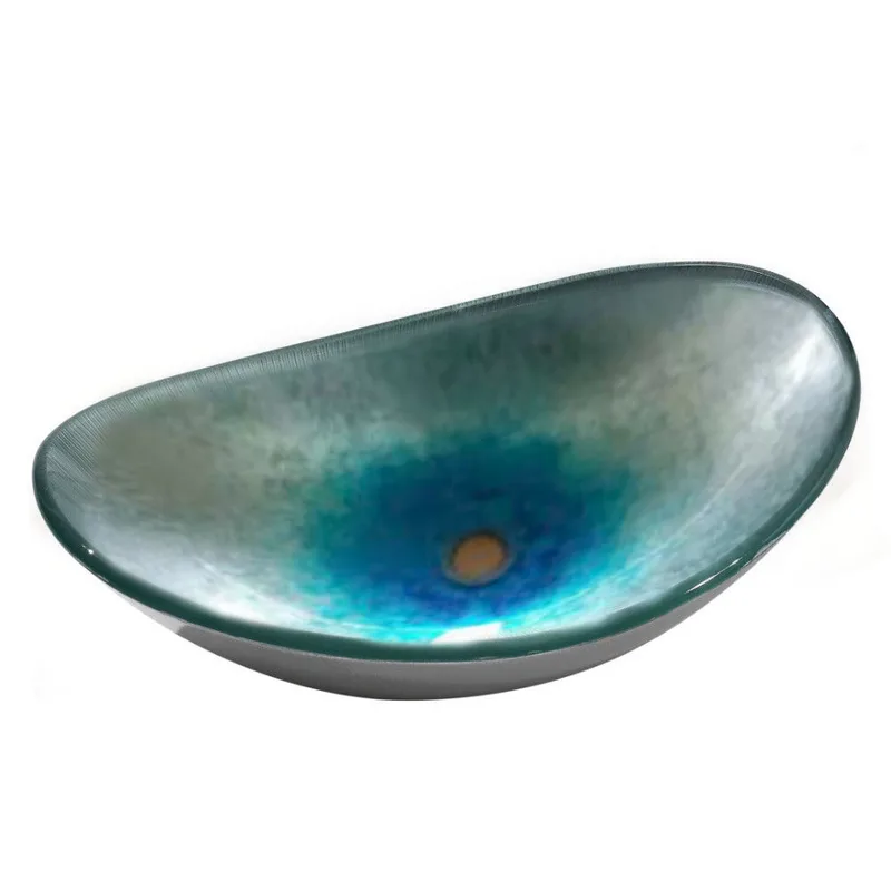 AB-BW18-025 Glass Basin Oval Foil