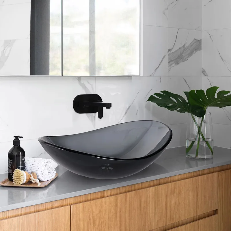 AB-BW18-025 Glass Basin Oval Foil