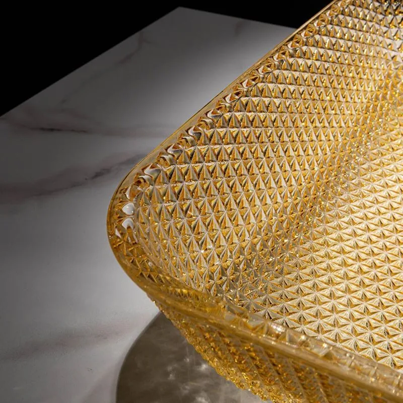 AB-BW21-003 Crystal Glass Basin Gold