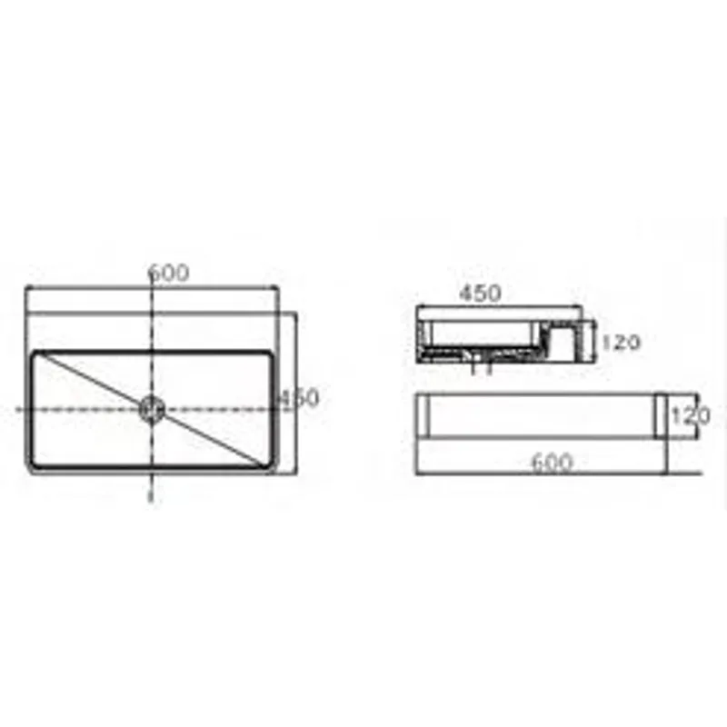 AK600 Wall-Hung Basin