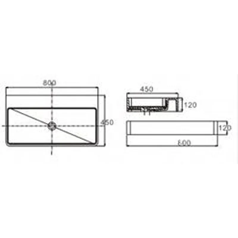 AK800 Wall-Hung Basin
