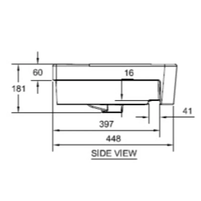 American Standard Acacia TF0519 Semi-Recess Basin