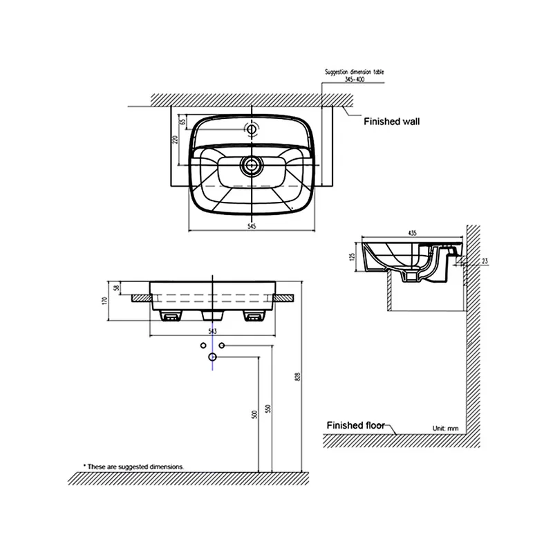 American Standard CCAS0320-1010410F0 Signature Semi-Countertop Basin