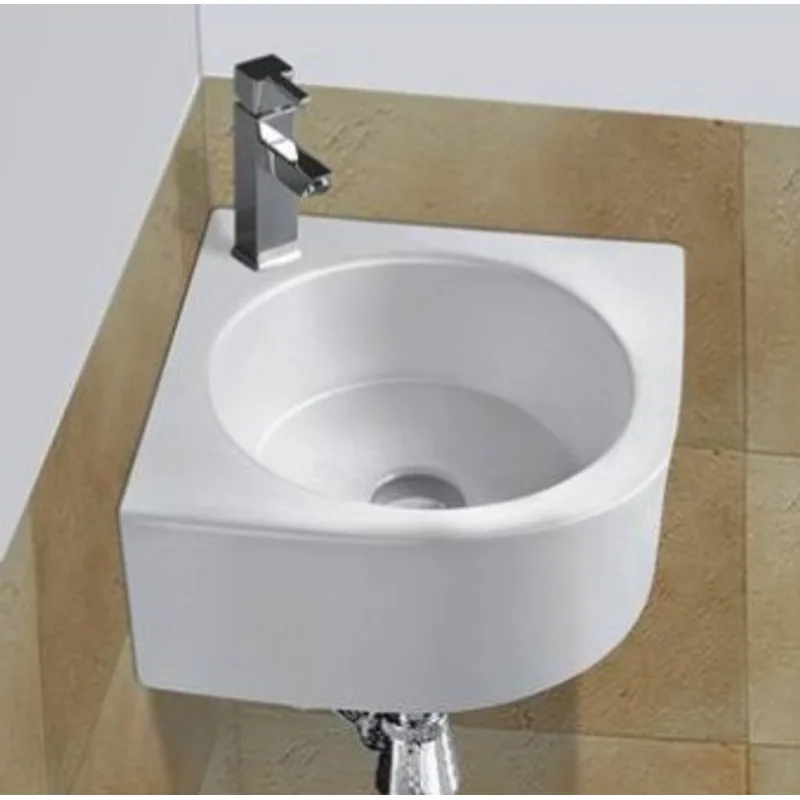 BA3060 Ceramic Corner Wall-Mounted Basin