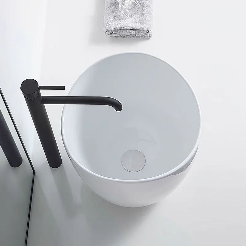 BC-LKW-A599 Tall Overtop Ceramic Basin