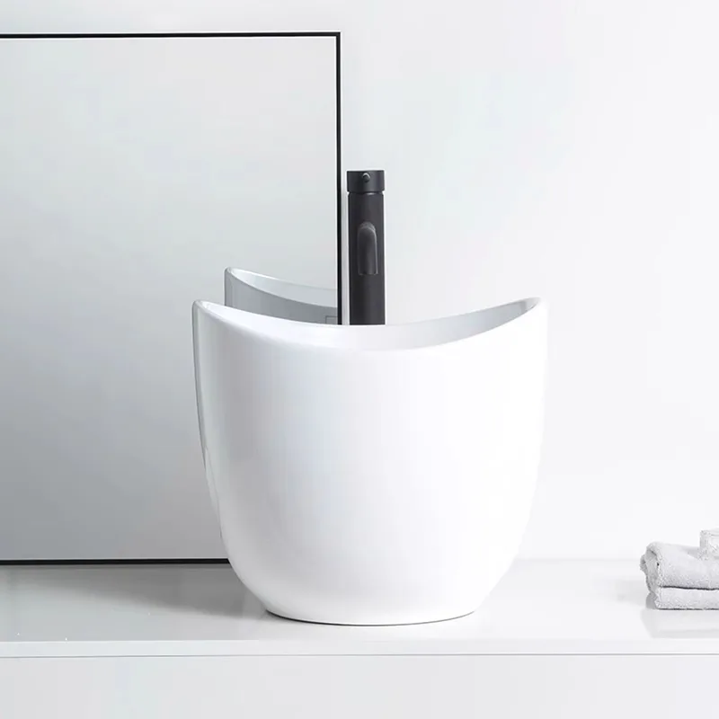 BC-LKW-A599 Tall Overtop Ceramic Basin