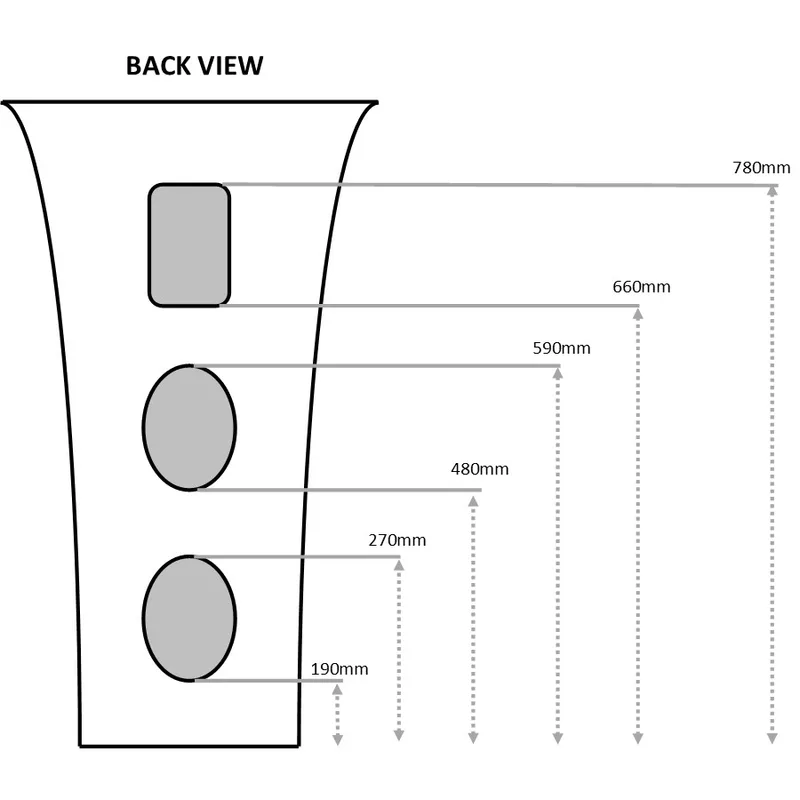 BC-LKW-D6008 Free-Standing Ceramic Basin