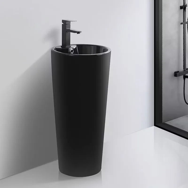 BC-LKW-D6032B-BK Free Standing Ceramic Basin (Matt Black)
