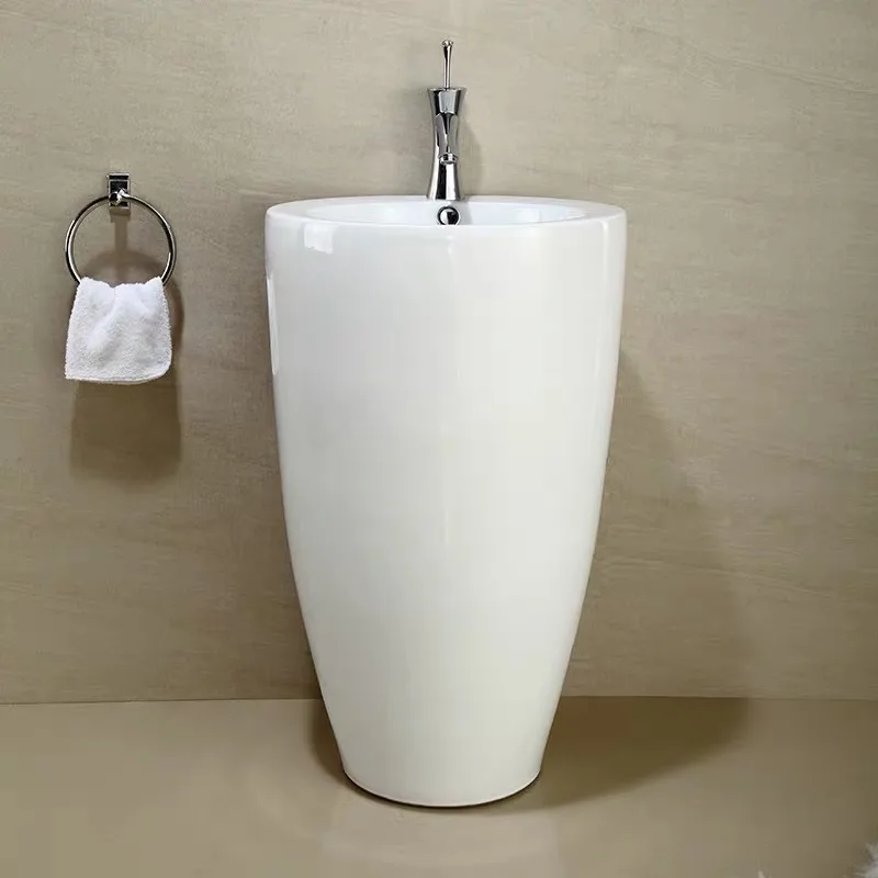 BC-LKW-D6301B Free-Standing Ceramic Basin