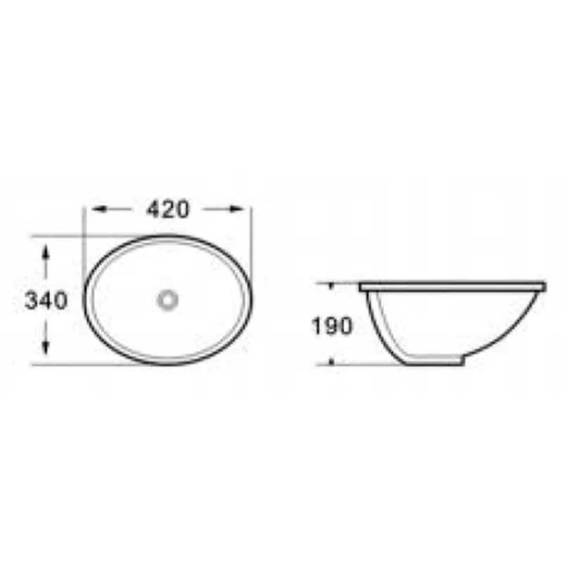 BC LKW K0161 Undermount Basin