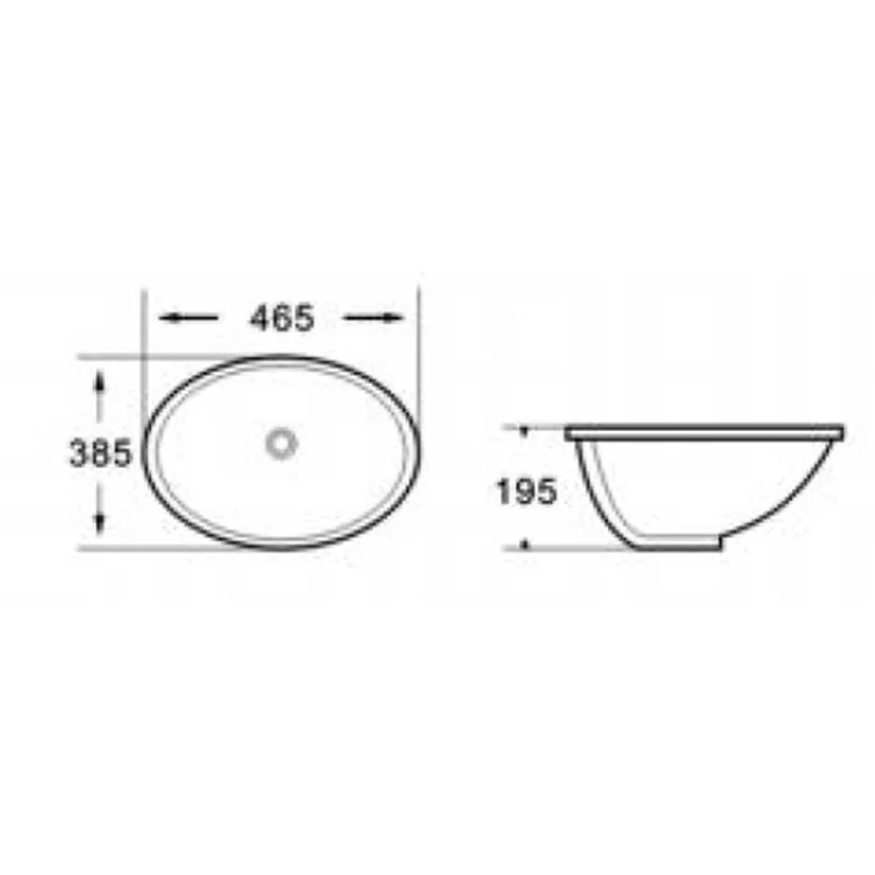 BC LKW K0181 Undermount Basin