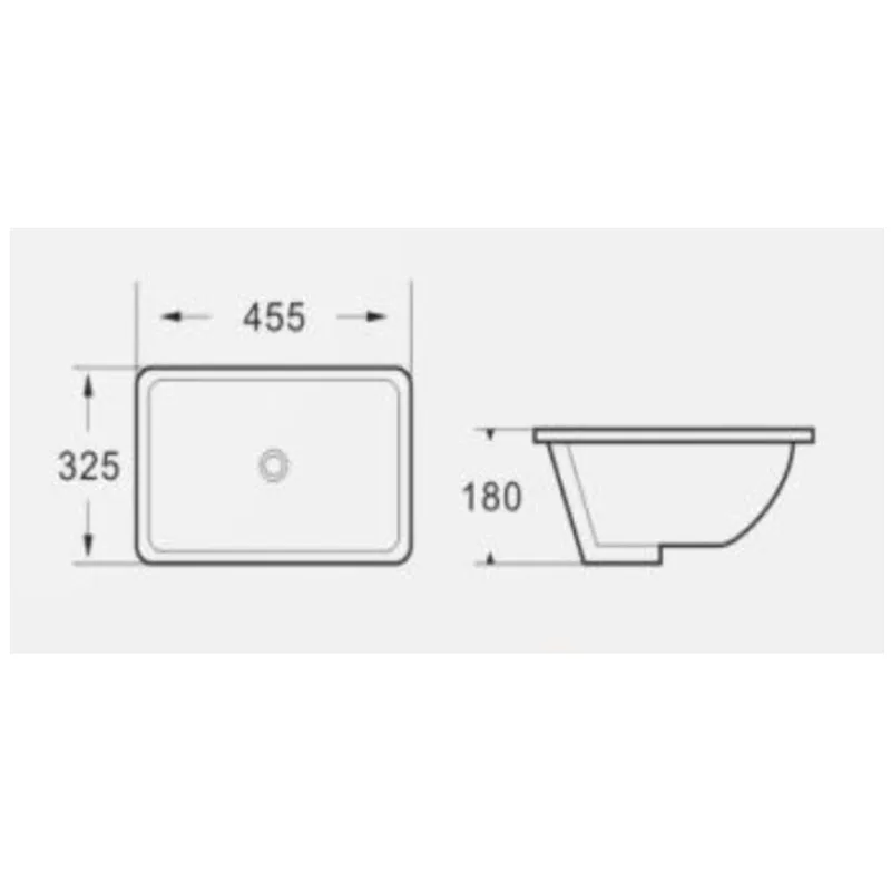 BC LKW K0418B Undermount Basin