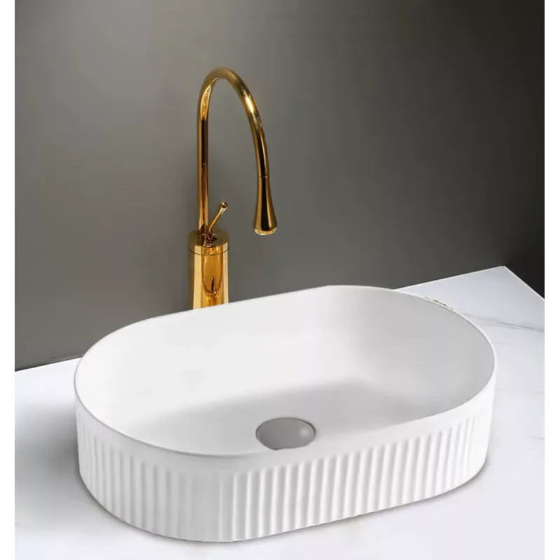 BC-LKW-K314MW Countertop Ceramic Basin (Matt White)