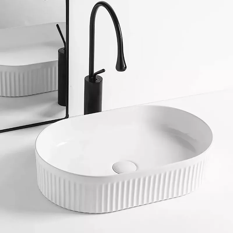 BC-LKW-K314W Countertop Ceramic Basin