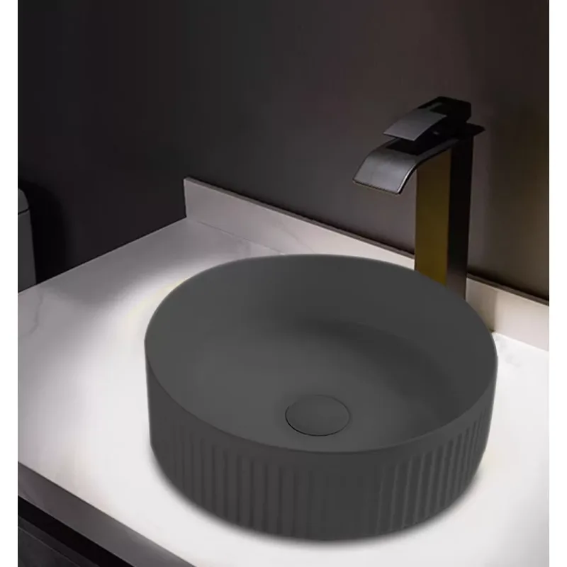 BC-LKW-K315MB Countertop Ceramic Basin (Matt Black)