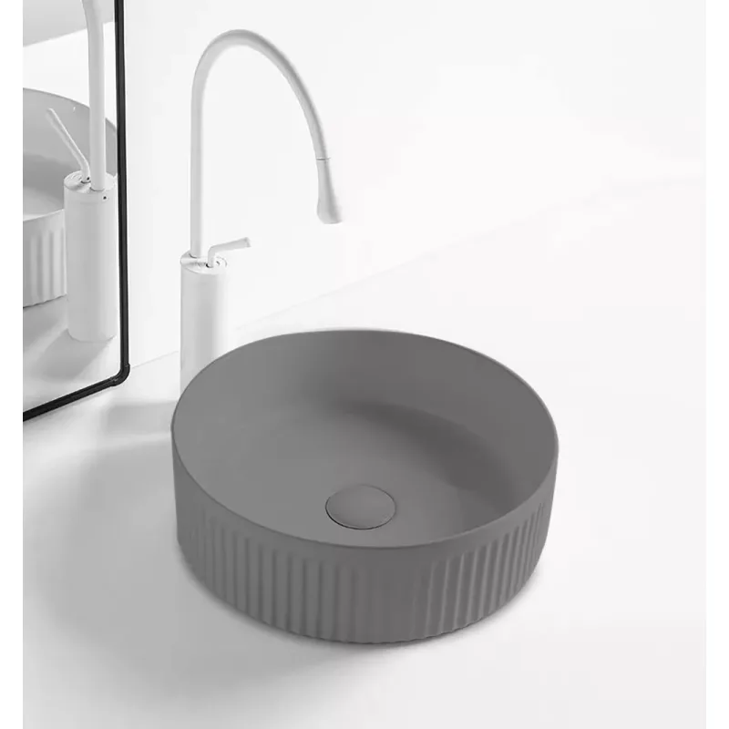 BC-LKW-K315MG Countertop Ceramic Basin (Matt Grey)