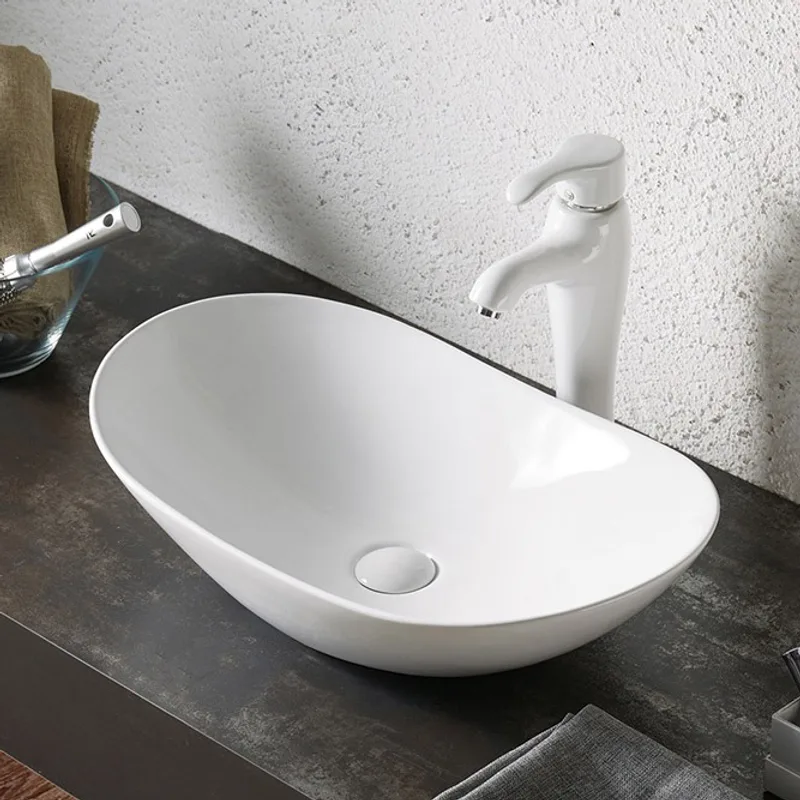 BC LKW K478 Ceramic Overtop Basin