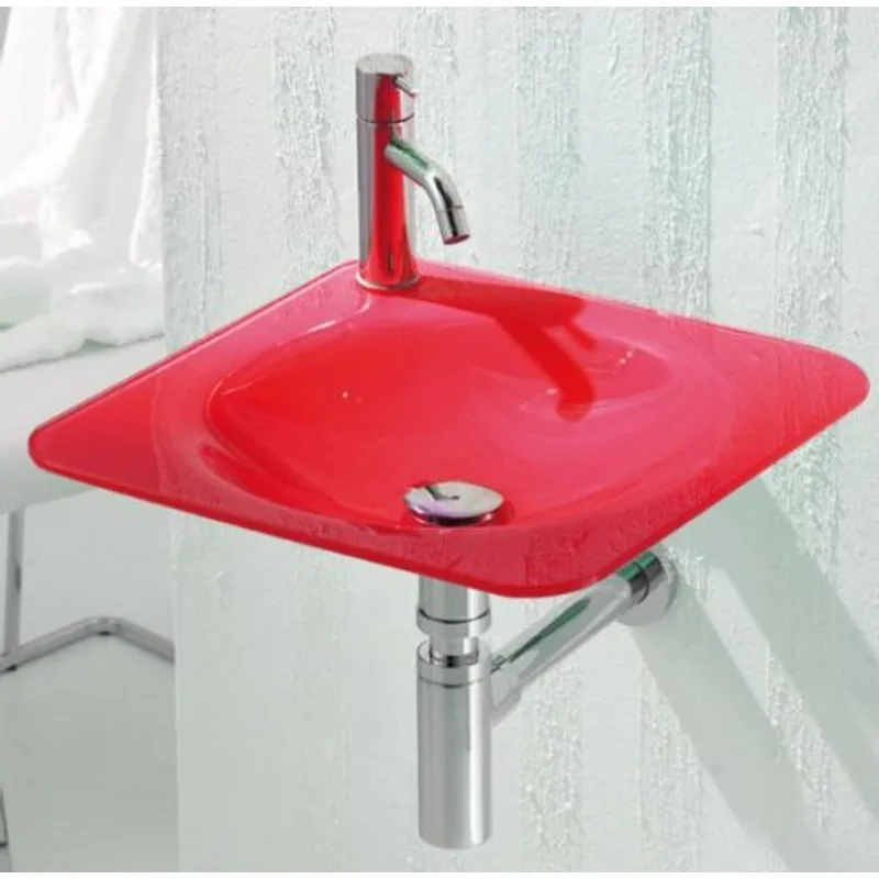 BCO3005 Glass Basin Rojo