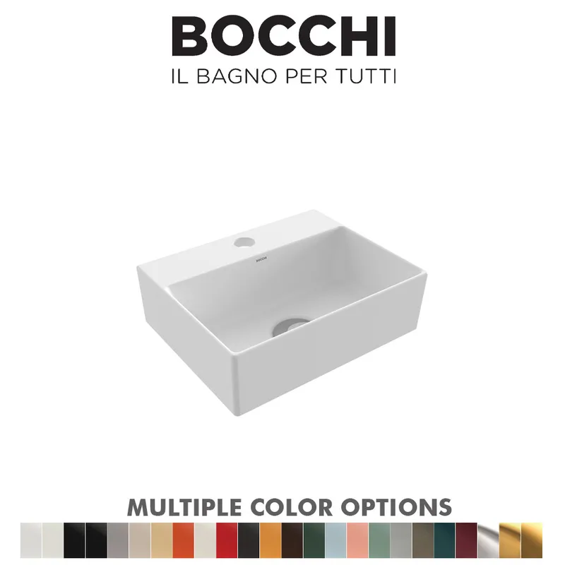 BOCCHI 1470 Sottile Slim Line Ceramic Basin