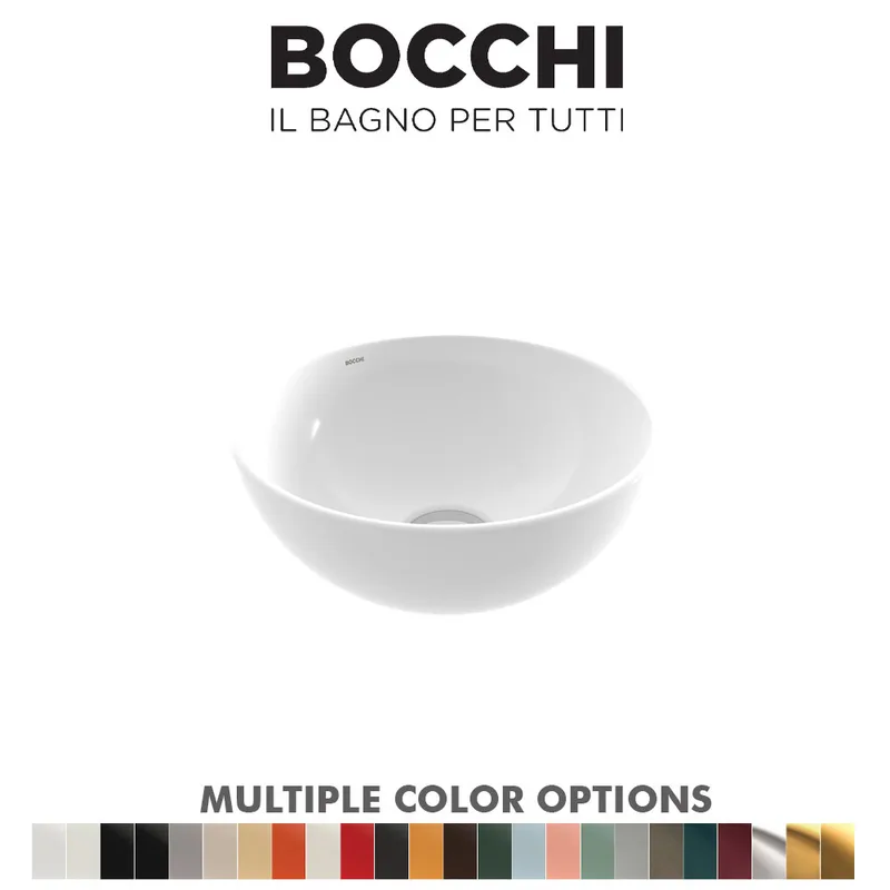 BOCCHI 1471 Sottile Slim Line Ceramic Basin