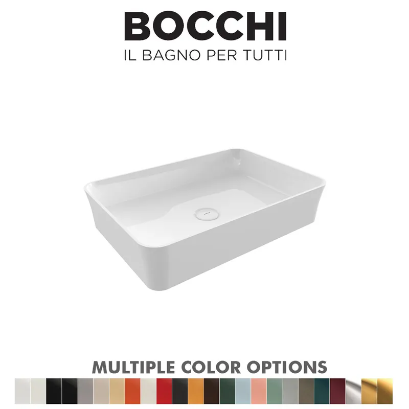 BOCCHI 1476 Sottile Slim Line Ceramic Basin