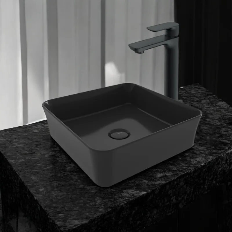 BOCCHI 1477 Sottile Slim Line Ceramic Basin