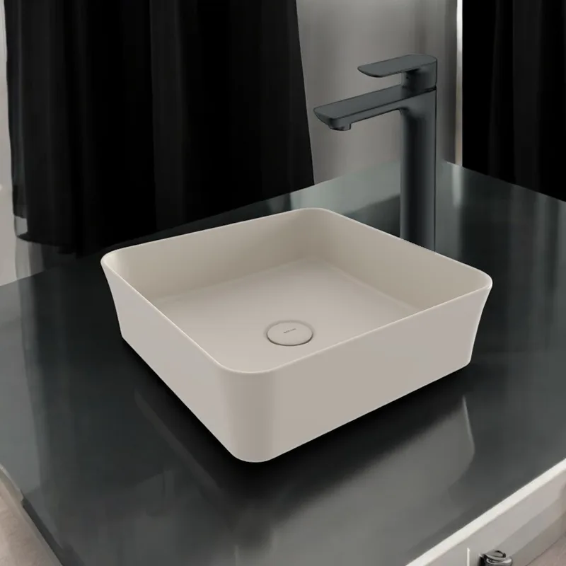 BOCCHI 1477 Sottile Slim Line Ceramic Basin