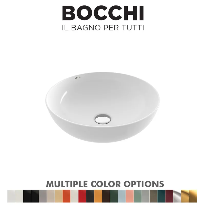 BOCCHI 1494 Sottile Slim Line Ceramic Basin