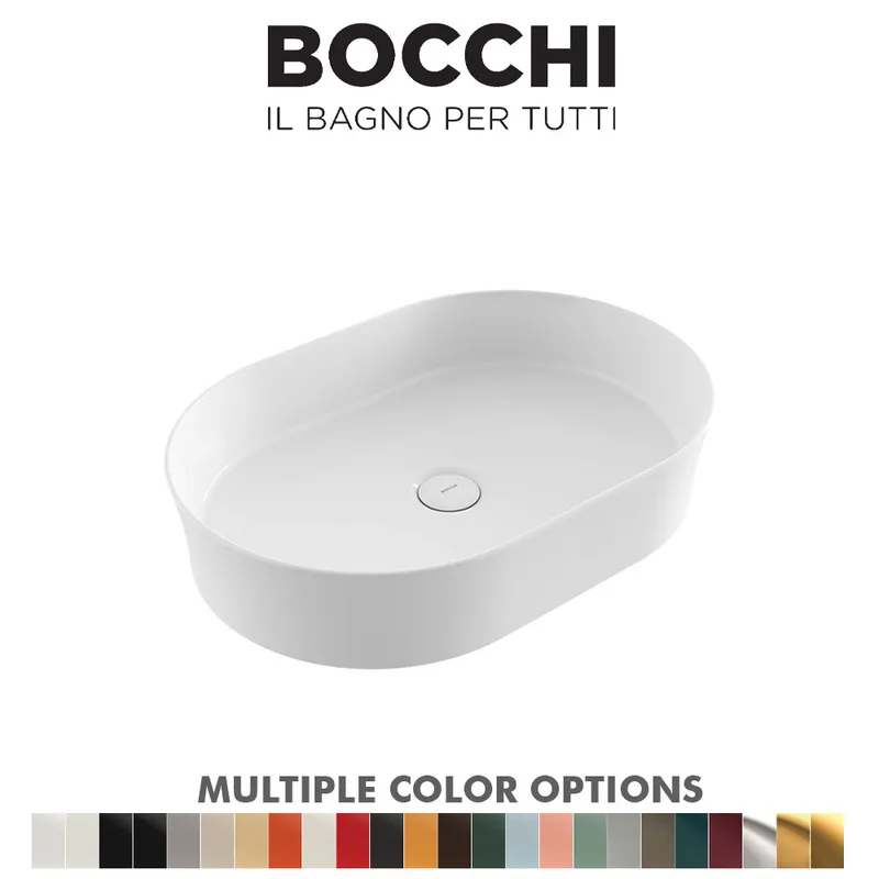 BOCCHI 1521 Sottile Slim Line Ceramic Basin