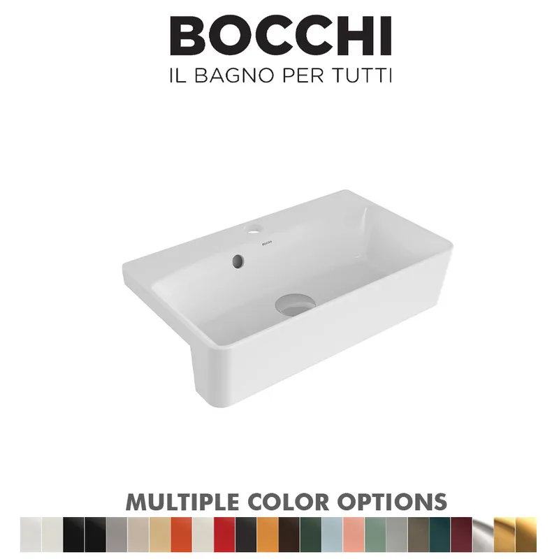 BOCCHI 1543 Milano Semi Ceramic Basin