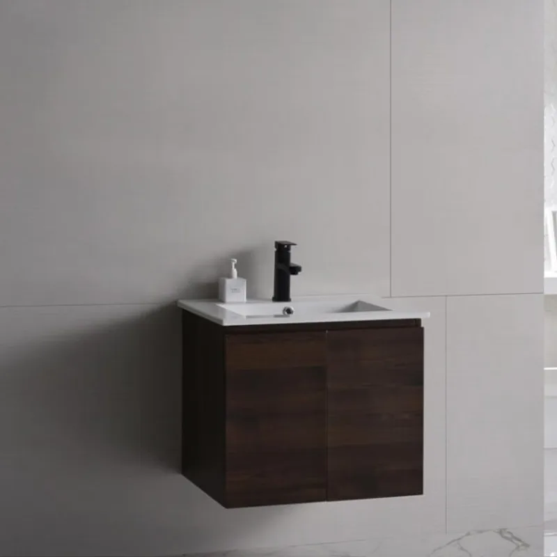 BR-A103 Acacia Wood Stainless Steel Basin Cabinet