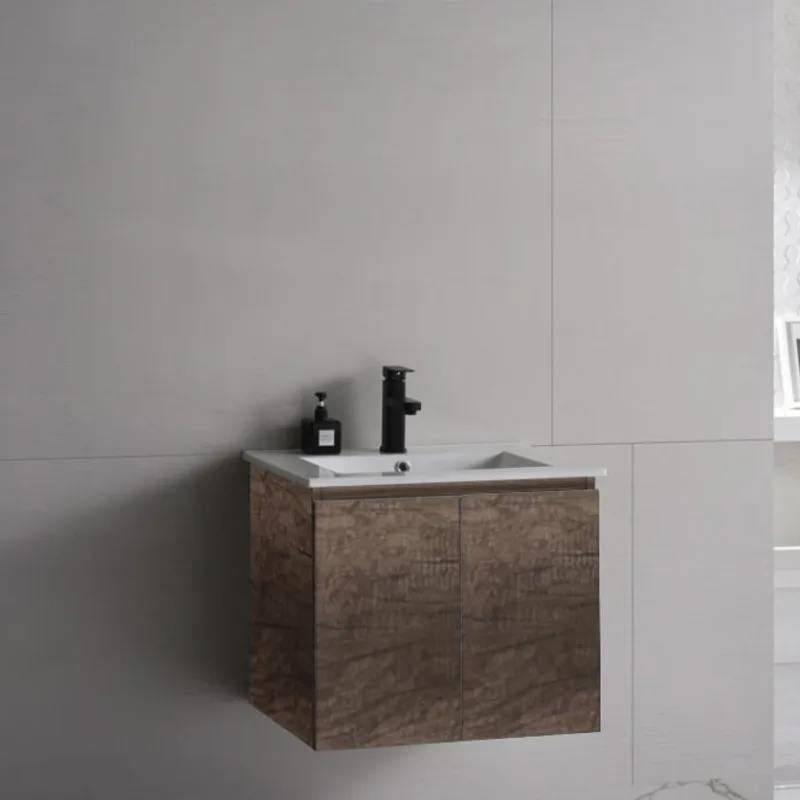 BR-A103 Ancient Ship Wood Stainless Steel Basin Cabinet