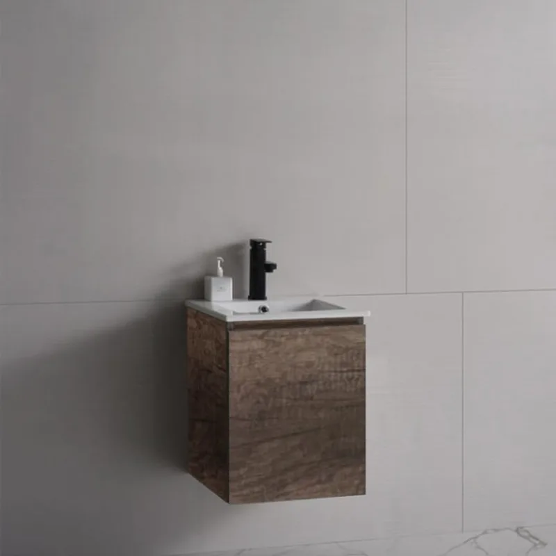 BR-A106 Ancient Ship Wood Stainless Steel Basin Cabinet