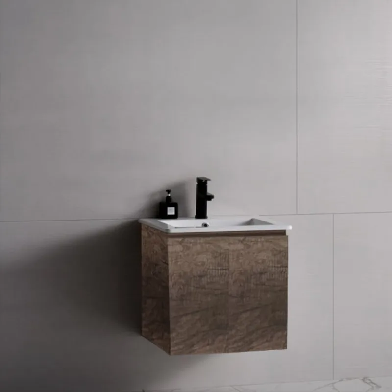 BR-A106B Ancient Ship Wood Stainless Steel Basin Cabinet