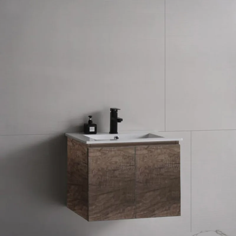 BR-A107 Ancient Ship Wood Stainless Steel Basin Cabinet