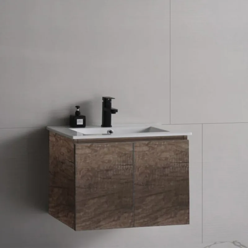 BR-A108 Ancient Ship Wood Stainless Steel Basin Cabinet