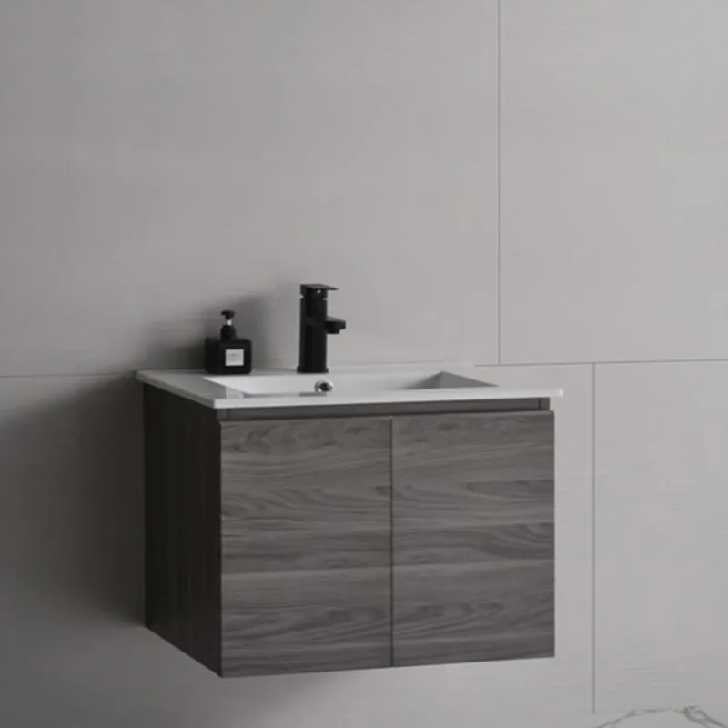 BR-A108 French Plane Wood Stainless Steel Basin Cabinet
