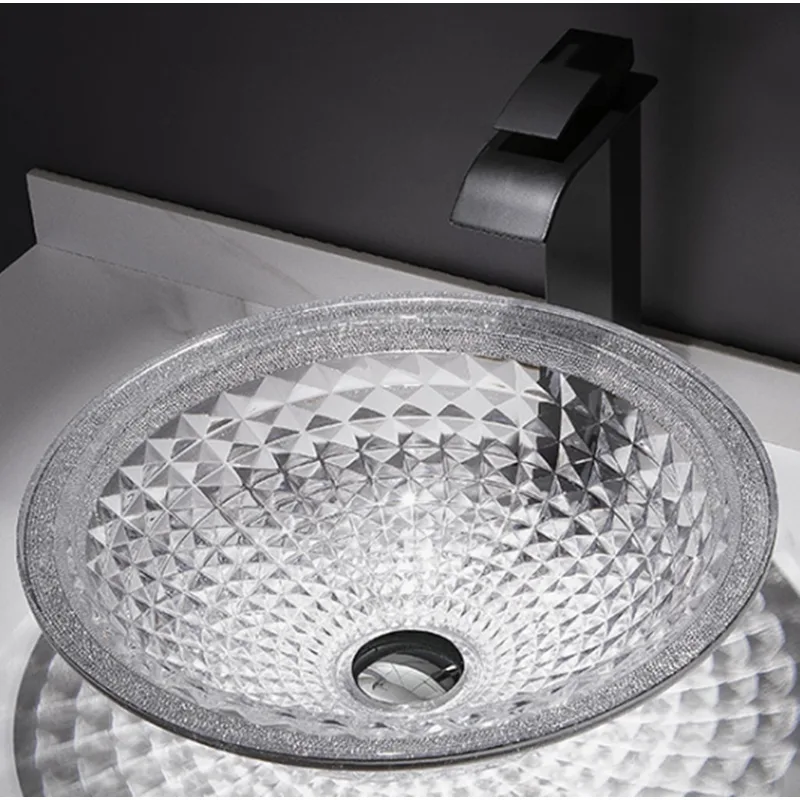 BW20-025 Crystal Glass Basin