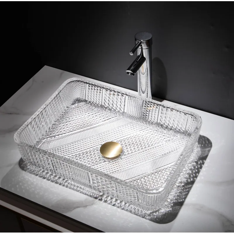 BW21-005 Crystal Glass Basin
