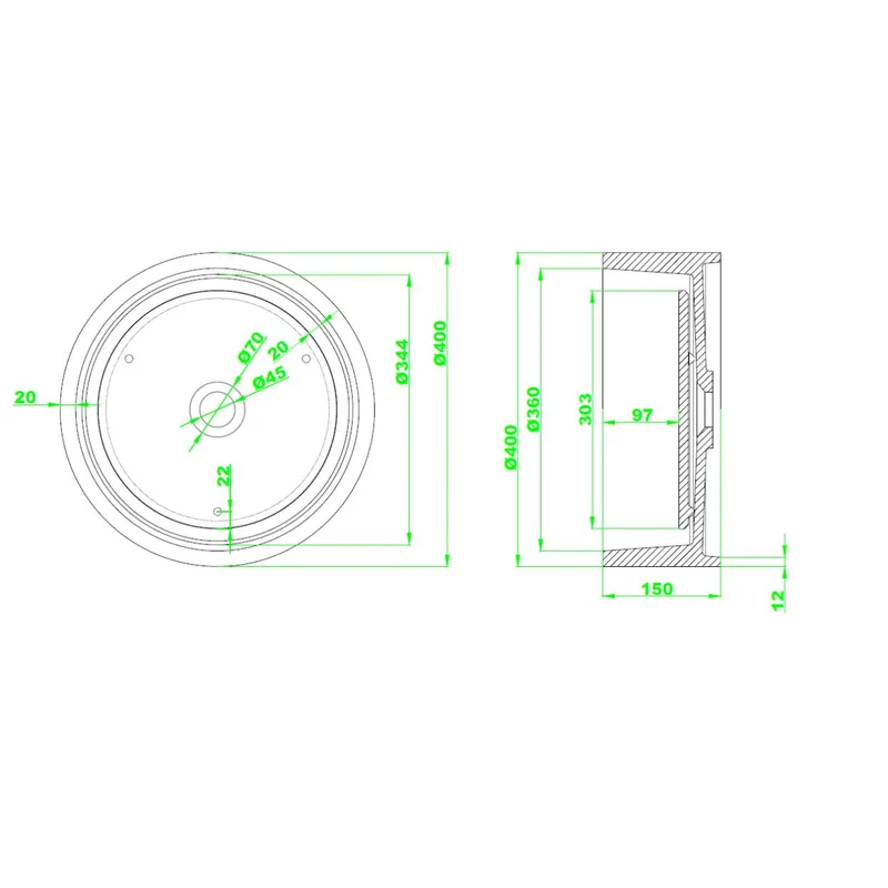 C3 Counter Top Basin