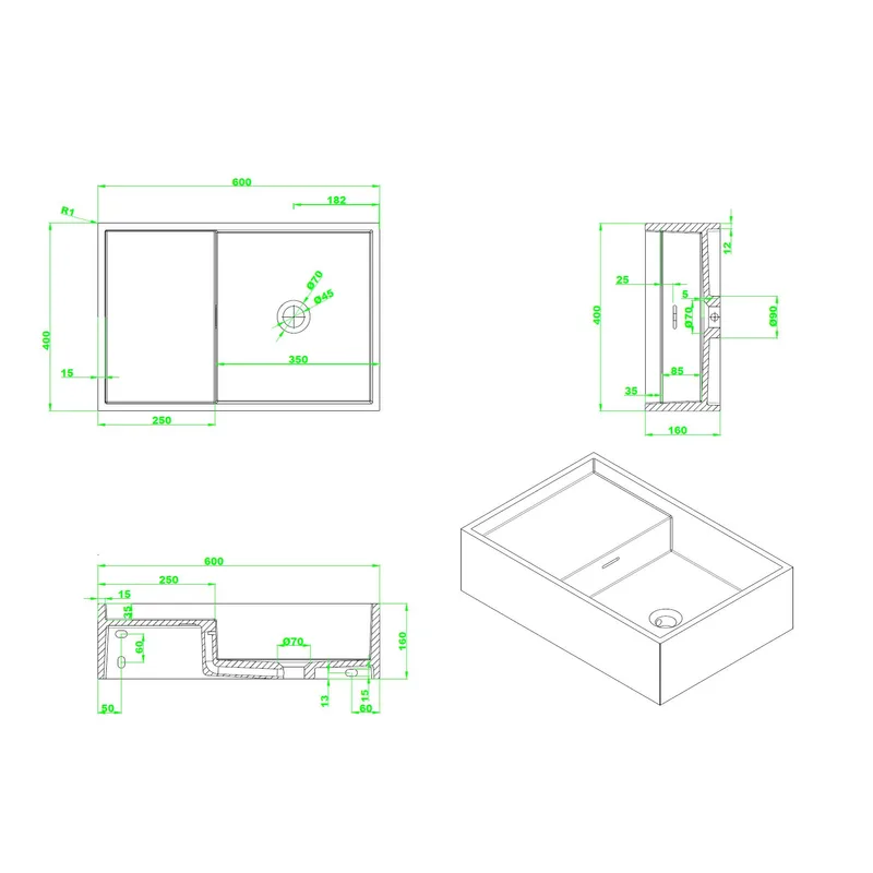 C6 Counter-Top Basin