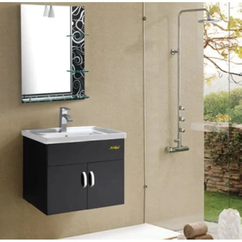 CAB-9060-BK PVC Basin Cabinet Black