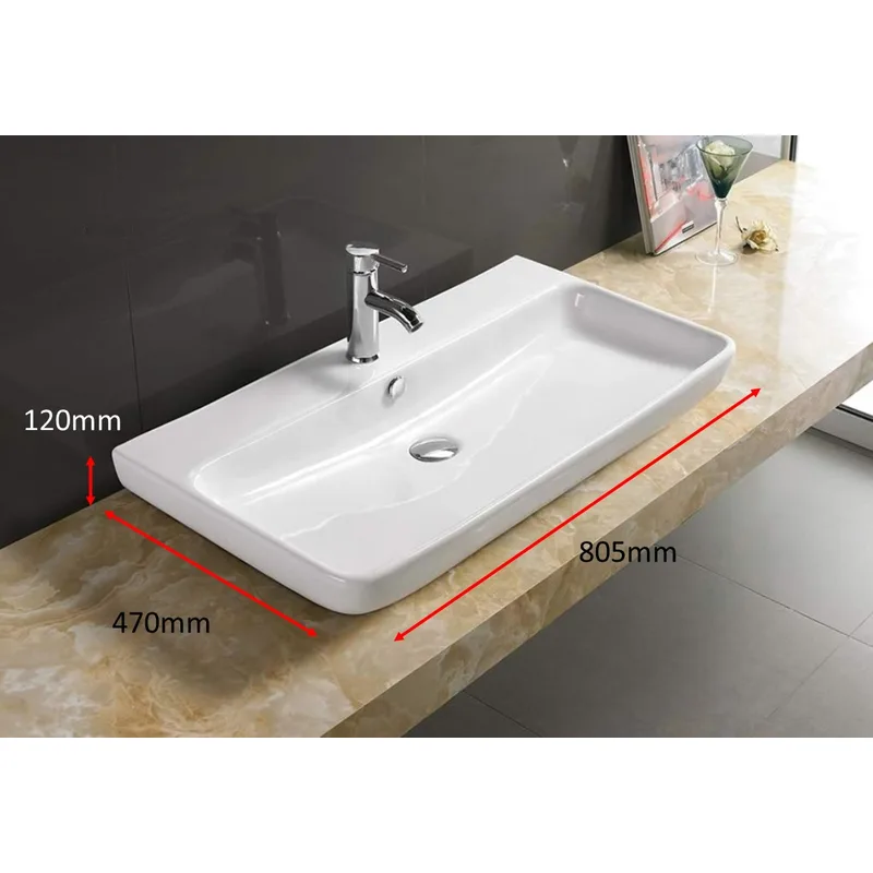 CB4117 Wall Mount Ceramic Basin