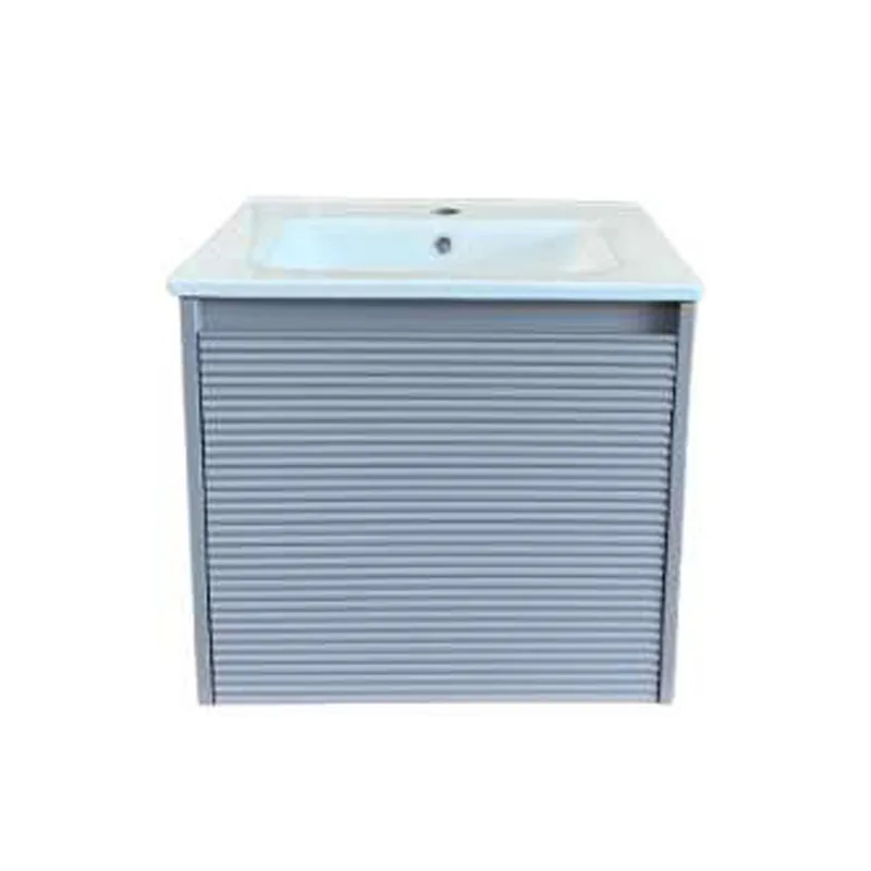 Cubi 5040111LG 500mm Fluted Door Series Basin Cabinet (Lavendar Grey)