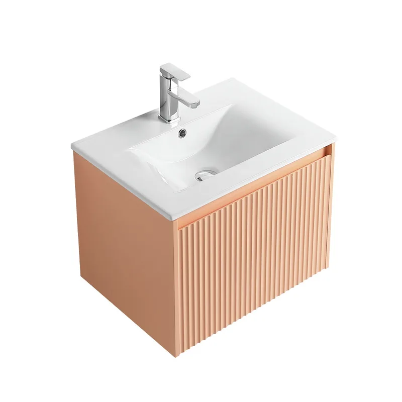 Cubi Cube COVE 600mm Basin Cabinet (Darling Peach)